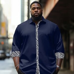 Men's long sleeve button up shirt size 4X brand new